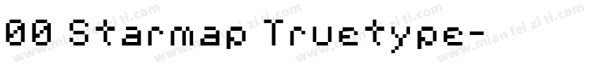 00 Starmap Truetype字体转换